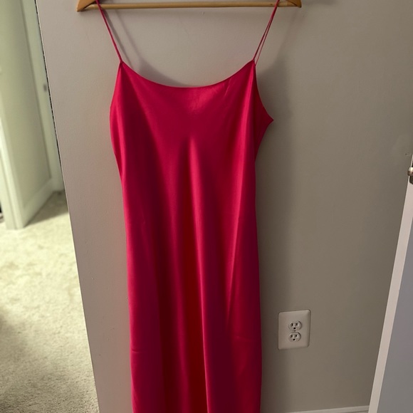 J Crew Gwyneth slip dress in Barbie pink, worn once ! - Picture 6 of 6
